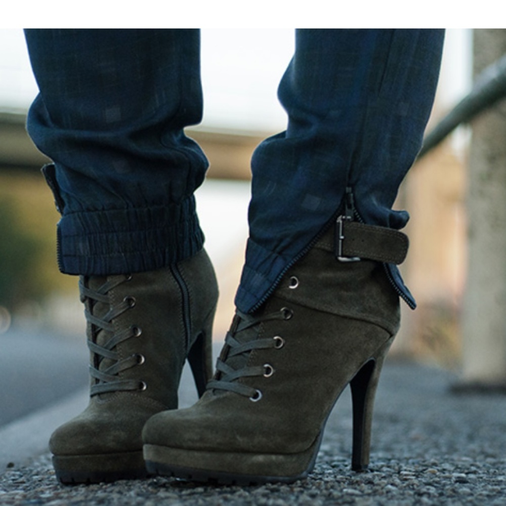 Aldo Boots Panzano 8.5/39 EU Olive Green